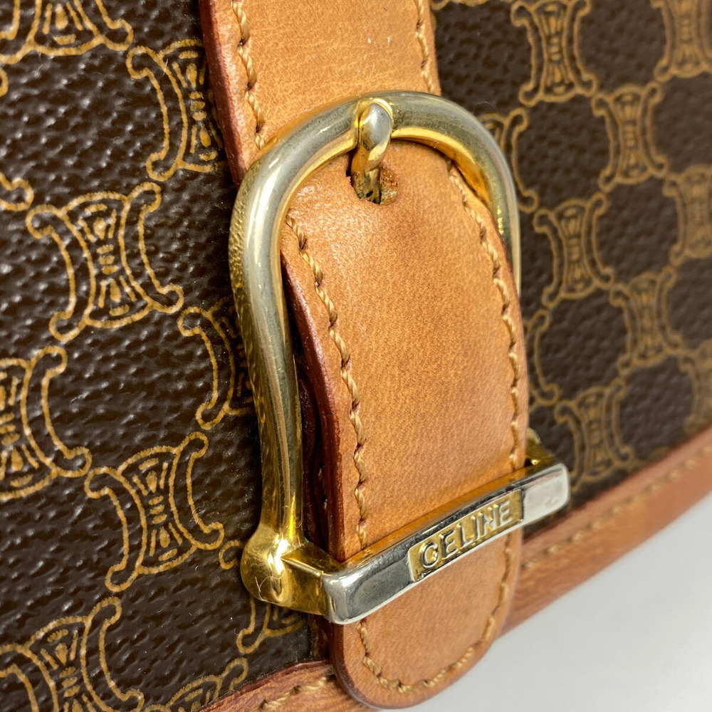 Celine Macadam Pattern Diagonal Canvas Shoulder B… - image 3